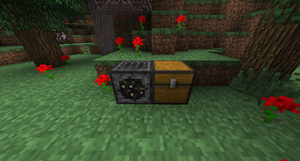 Screenshot of a chest connected to a Trommel
