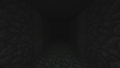 A motion sensor lies in wait at the end of a dark corridor.