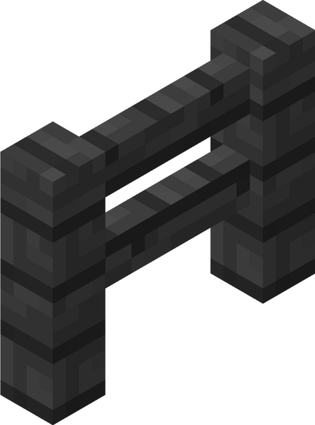 File:Black fence post.png