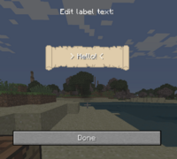 The label's GUI